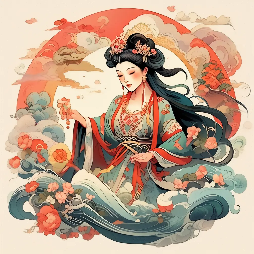 神女劈观的创作灵感来源