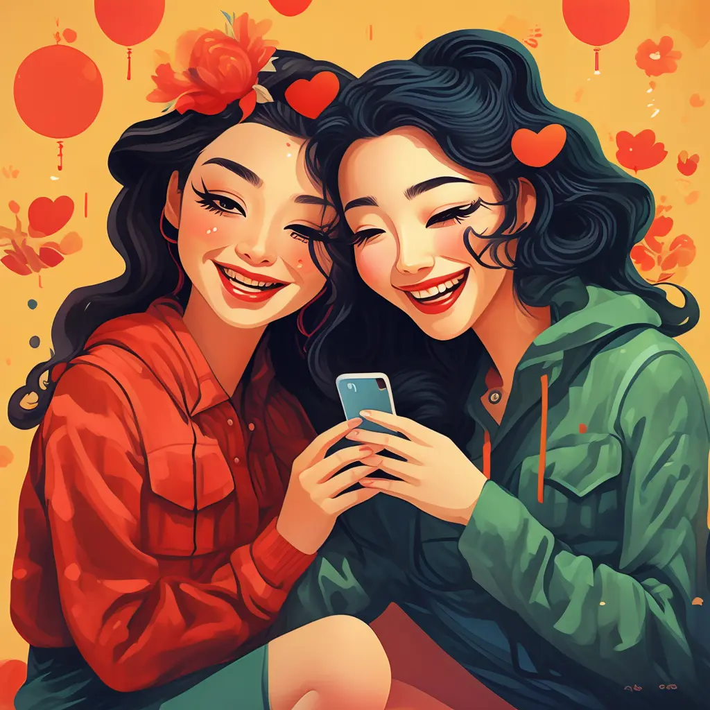 友谊的聊天记录与情感共鸣
